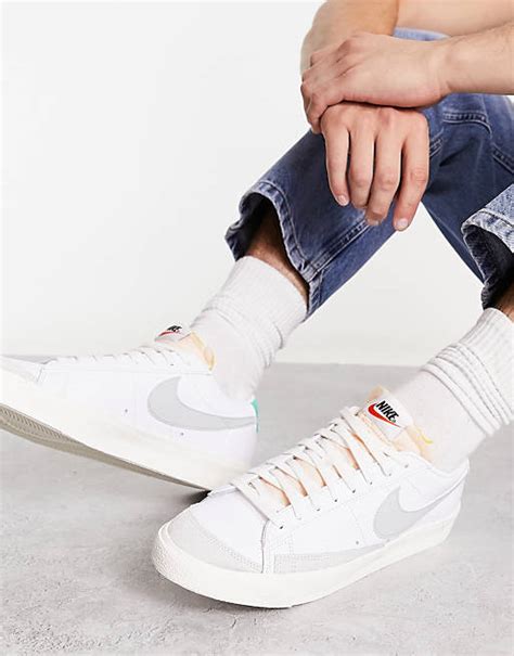 nike blazer bianche e grigie